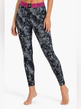 C9 Champion Power Core Compression Leggings Abstract Print Pink Waist (CKB070)